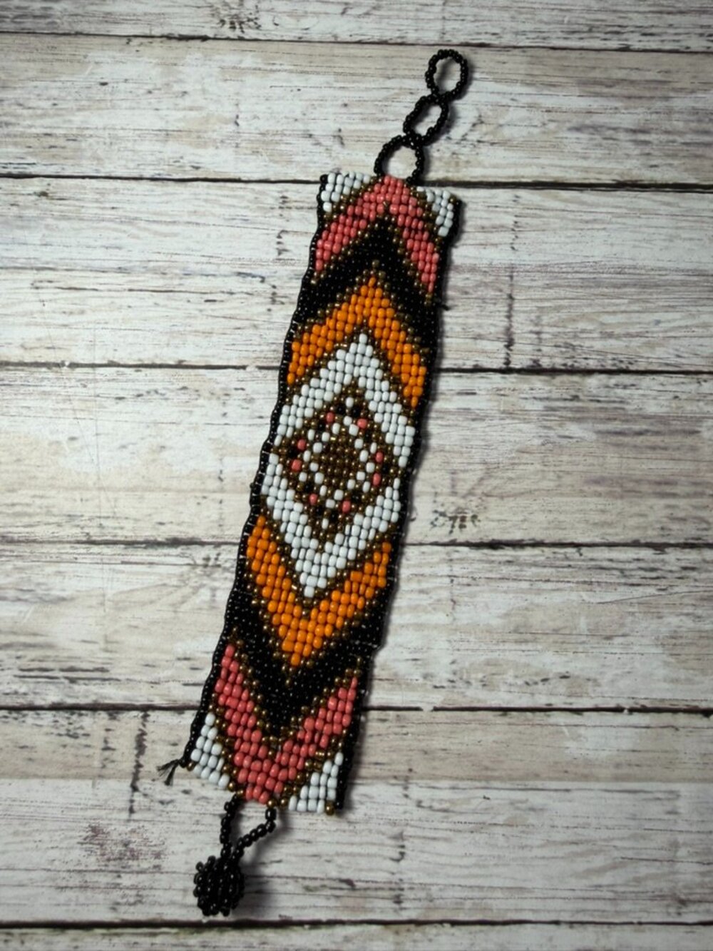 8" Beaded Aztec Bracelet